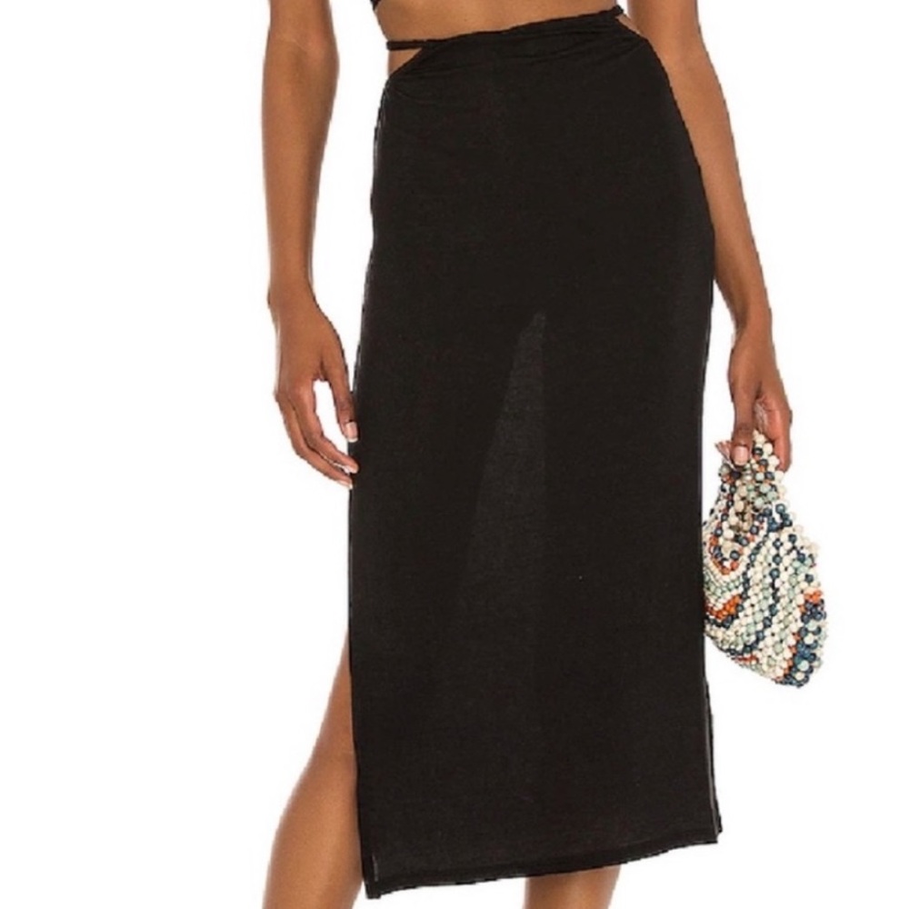 NWT weworewhat by Danielle Bernstein slinky midi skirt.
